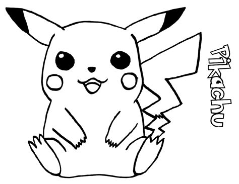 pikachu coloring page|Pikachu Coloring Pages (Free Printables for All Ages)